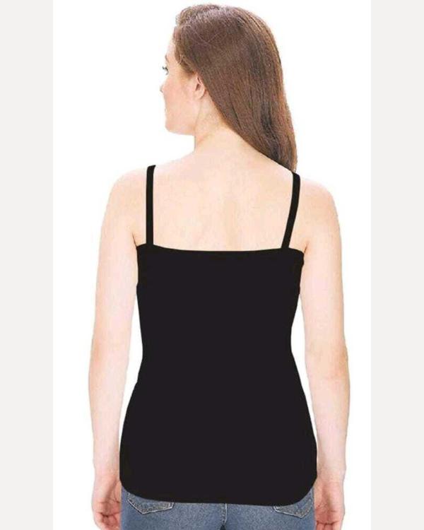 Snappy Dresser's Cotton Slips / Snaghetti for girls in Black & Maroon