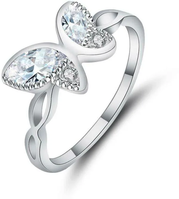 MYKI SilverPlated Stainless Steel Adjustable Classic Ring (Women) Pack