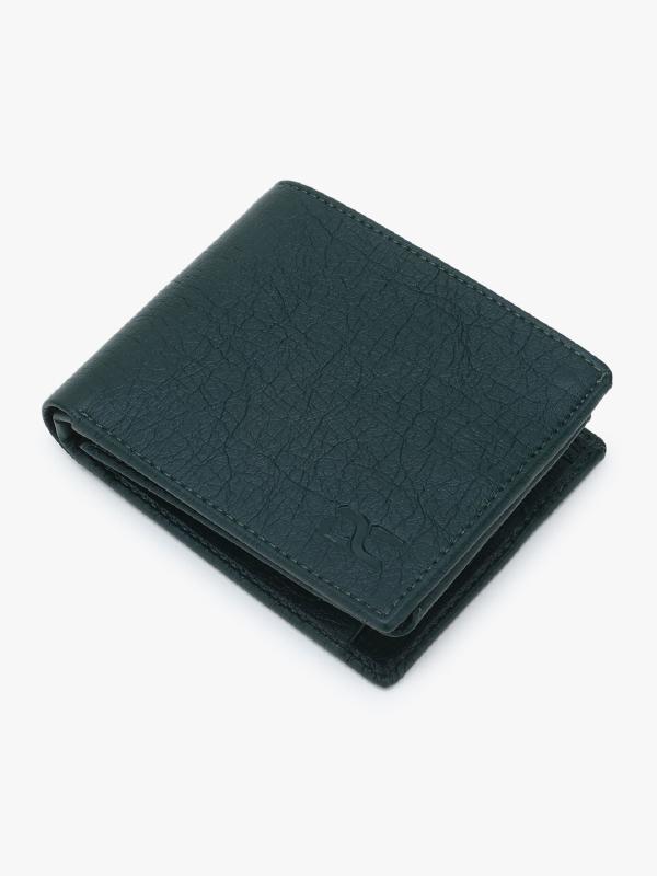 DEZIRE CRAFTS Stylish BiFold, Textured PU Leather, Latest Green Slim