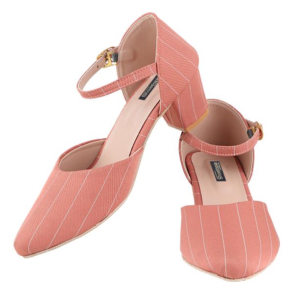Shoetopia Women Pink Heels Sandal JioMart