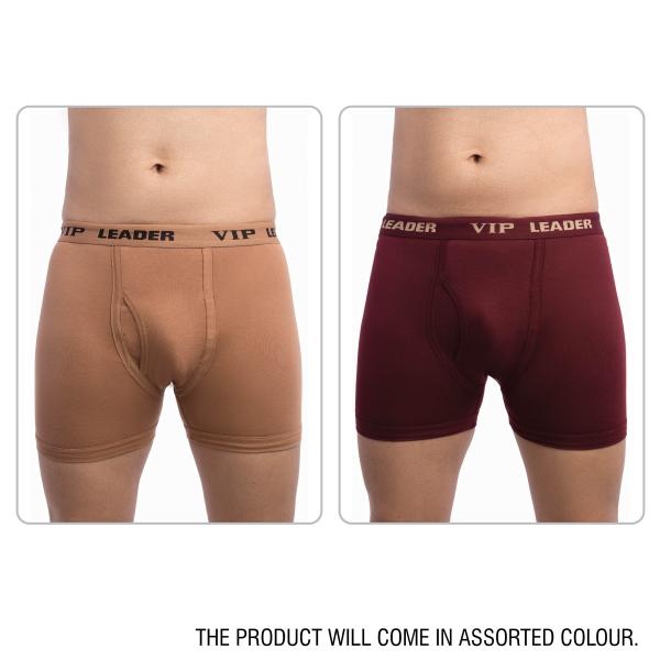 VIP Leader Men's Assorted Cotton Super Pack of 2 Trunk JioMart