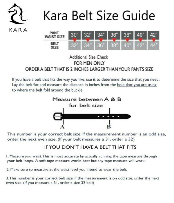 Kara Tan Leather Formal Men's Belt (Size 40) JioMart