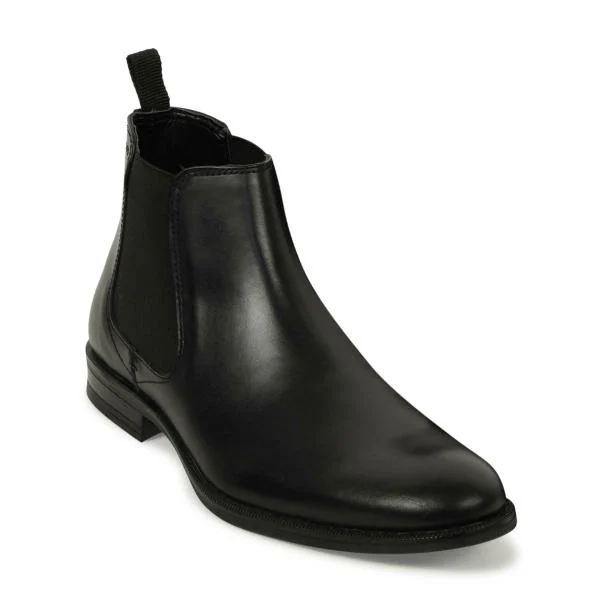 Red Tape Men Black Chelsea Boots JioMart