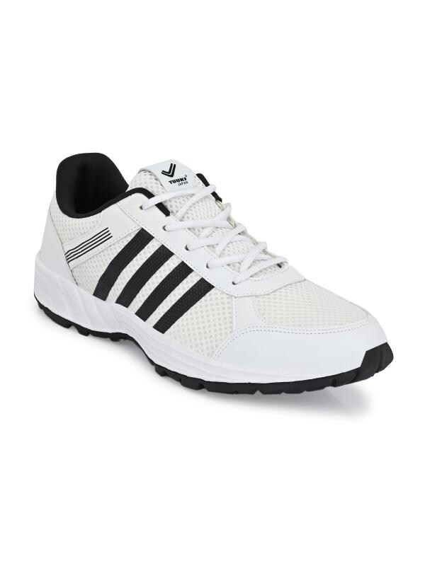 YUUKI MAGIC II WHITE / BLACK Running Shoes For Men JioMart