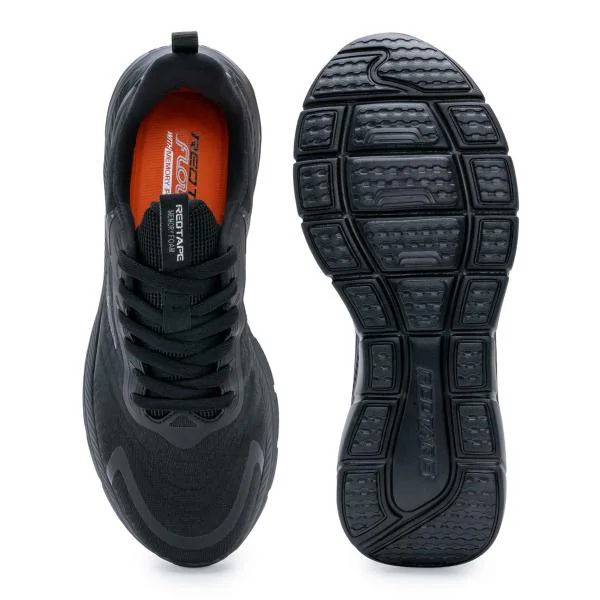 RedTape Men Black Walking Shoes JioMart