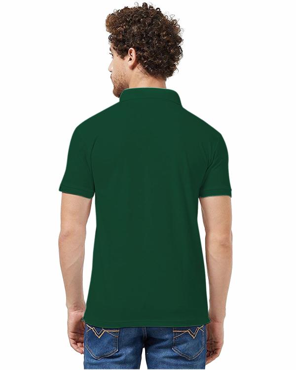 TAB91 Men's Polo Tshirt Bottle Green JioMart