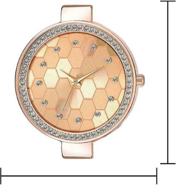 Rozti Analog Gold Dial Gold Strap Watch for Women JioMart