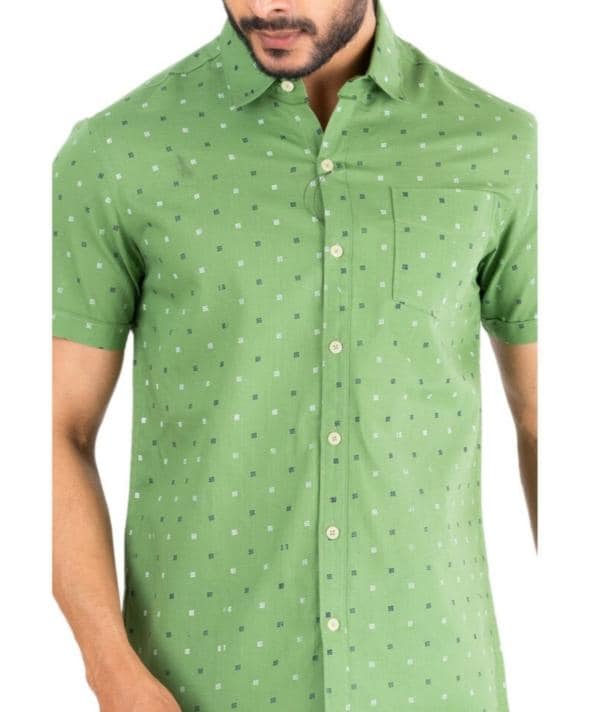 Mens Cotton Half Sleeve Shirt JioMart