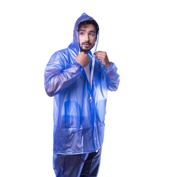 Viva Rainwear Mens Waterproof Long Sleeves Rainsuit Ferrari Raincoat