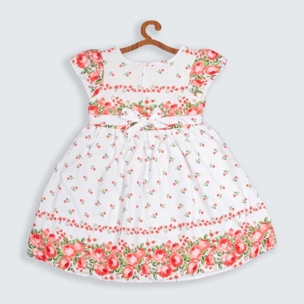 MYY Girls ALine Floral Printed Cap Sleeve Frock JioMart