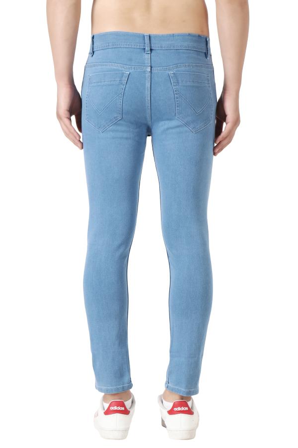 EditLook Men's Slim Fit Light Blue Jeans JioMart