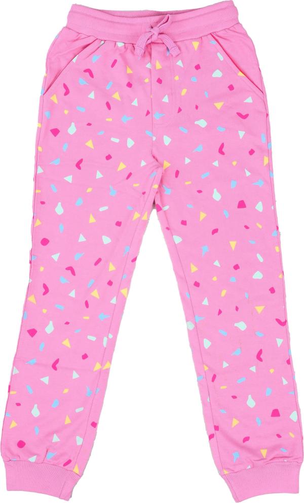 rayie collection Girls Pink Printed Hosiery Track pants (89 Y) JioMart