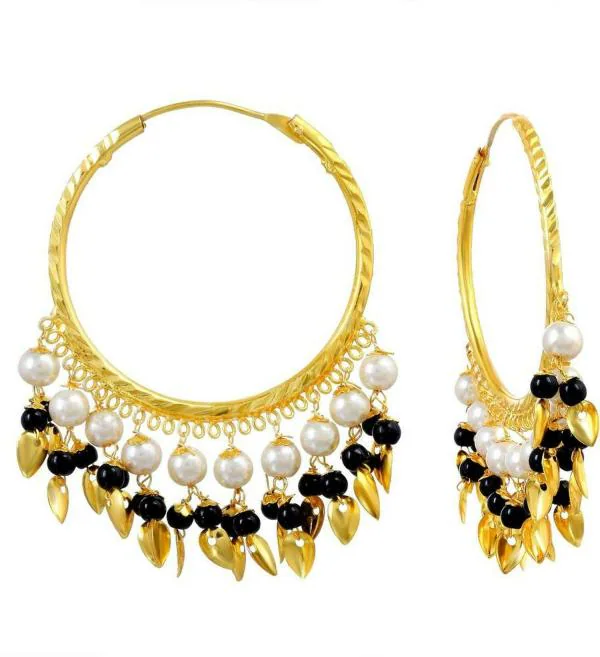 Memior Gold Plated Drop Earrings Gold (Women) JioMart