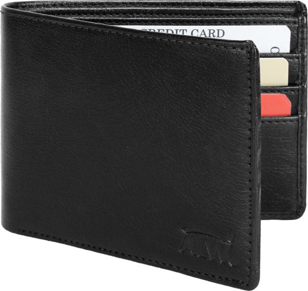 ALW Men Black Artificial Leather Wallet JioMart