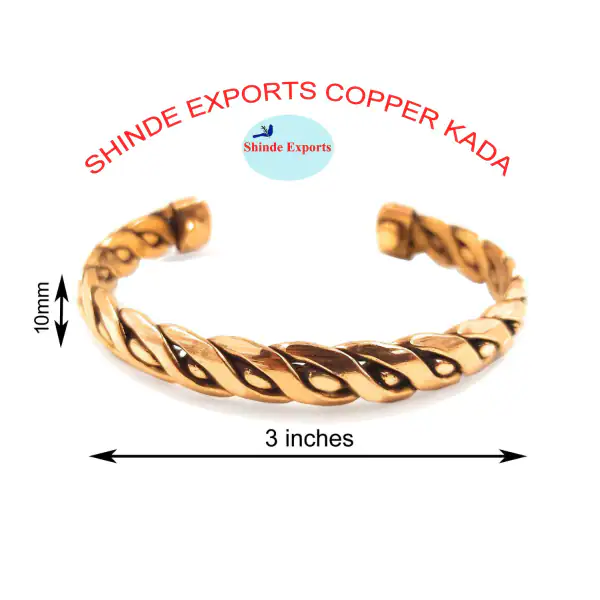 Pure copper kada for men Clearance