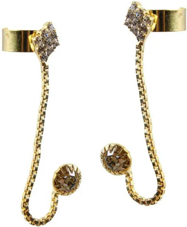 Jewelmaze Alloy GoldPlated Gold Cuff Earring (Women) JioMart