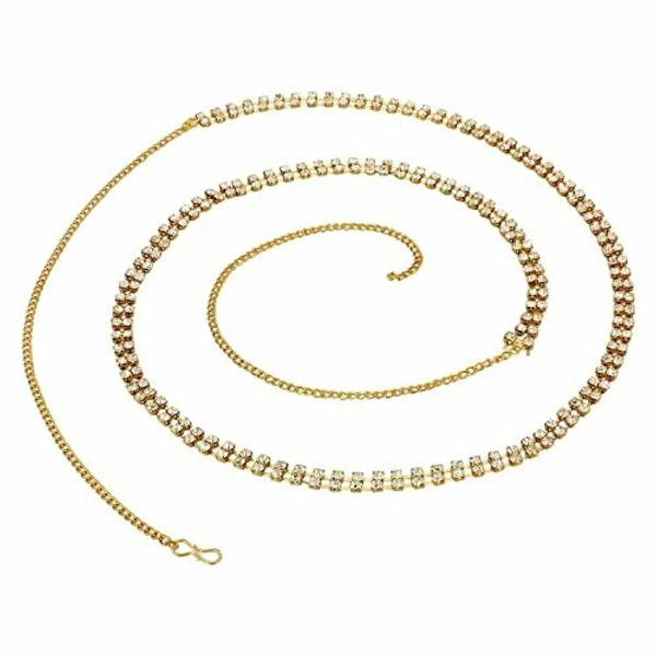 VAMA Gold Plated traditional Waist Belt Hip Chain for Women and Girls