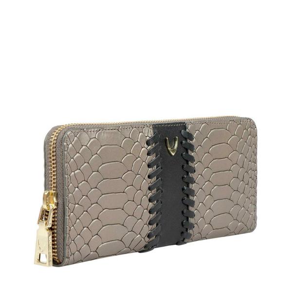 Hidesign Women Grey Leather Wallet JioMart