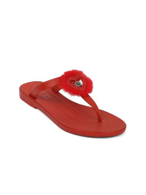 ELLE Black flipflops for Women JioMart