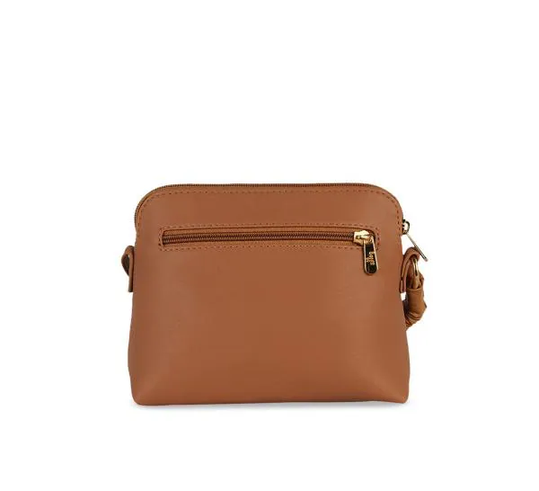 Baggit Women Beige Structured Sling Bag - JioMart