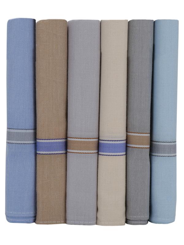 Savage Mens Formal Cotton Handkerchiefs Multicolored (80 Cotton 20