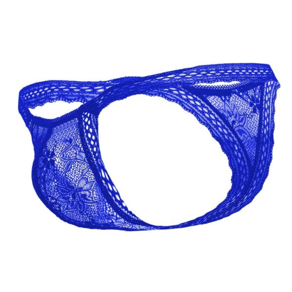 LEADWORT Royal Blue Polyester and Spandex Thong Bikinis Underwear XL JioMart