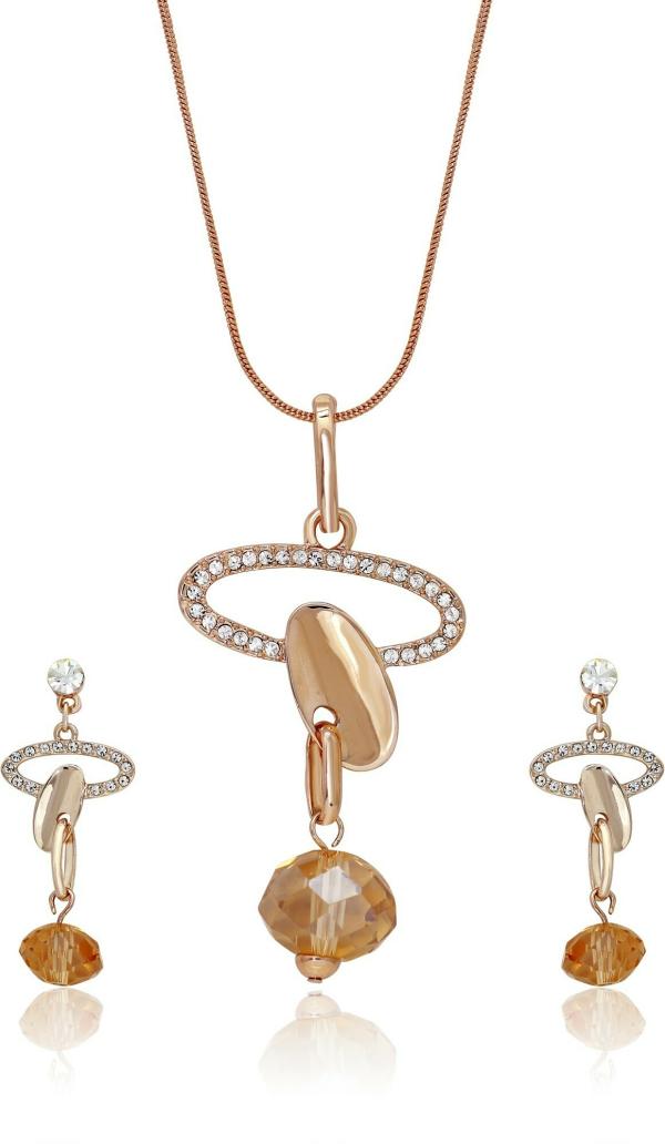 Mahi Women Gold Plated Brass, Alloy Jewellery Set (Multicolor) JioMart