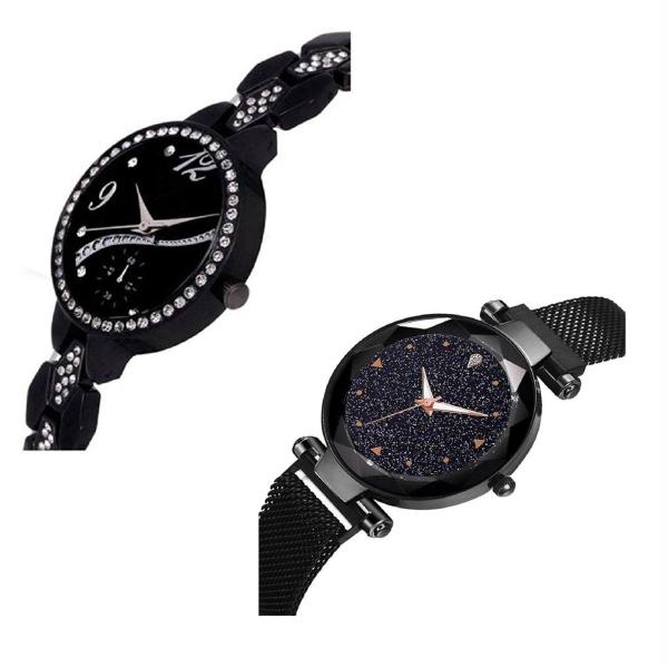 Crispy Analog Black Dial Black Strap Watch For Women JioMart