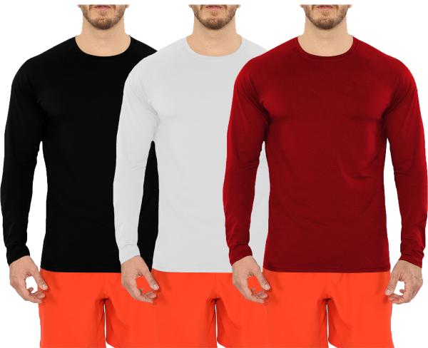 THE BLAZZE Men's Regular Round Neck Full Sleeves Dry Fit Jersy Gym ...