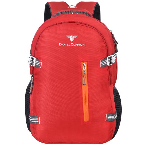 DANIEL CLARION DC133Red Unisex Bag With Rain Cover 30 L Laptop