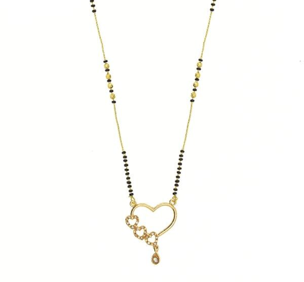 Ramdev Art fashion jewellery Stylish alloy Mangalsutra for Women Copper