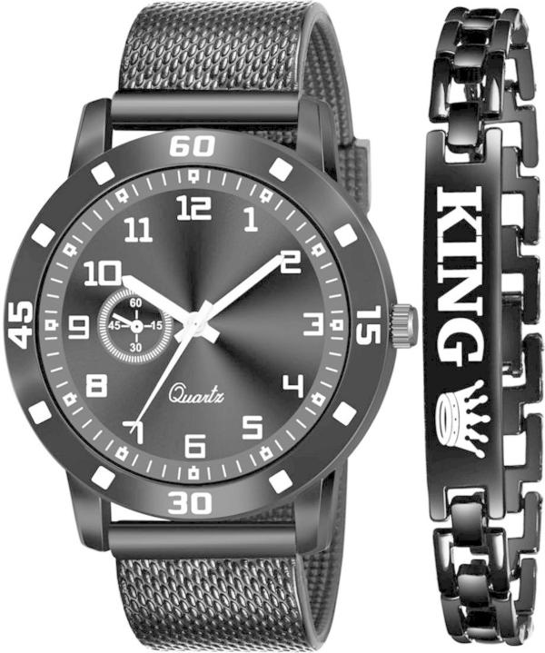 Bolun Analog Black Dial Black Strap Watch For Men JioMart