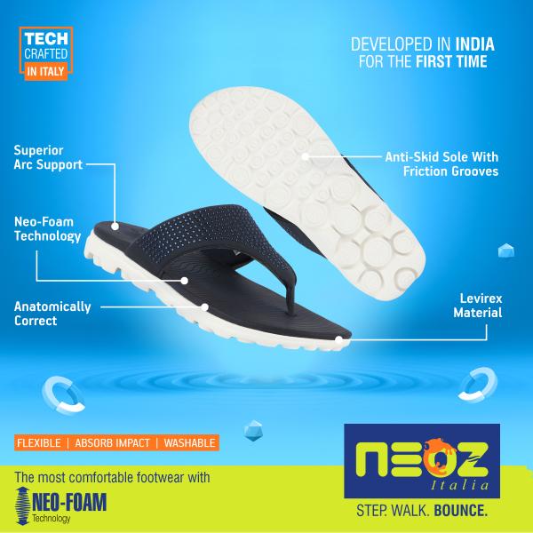 Neoz Navy Flip Flops for Women JioMart