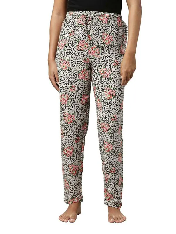 GO COLORS Store Women Printed Viscose Pants JioMart