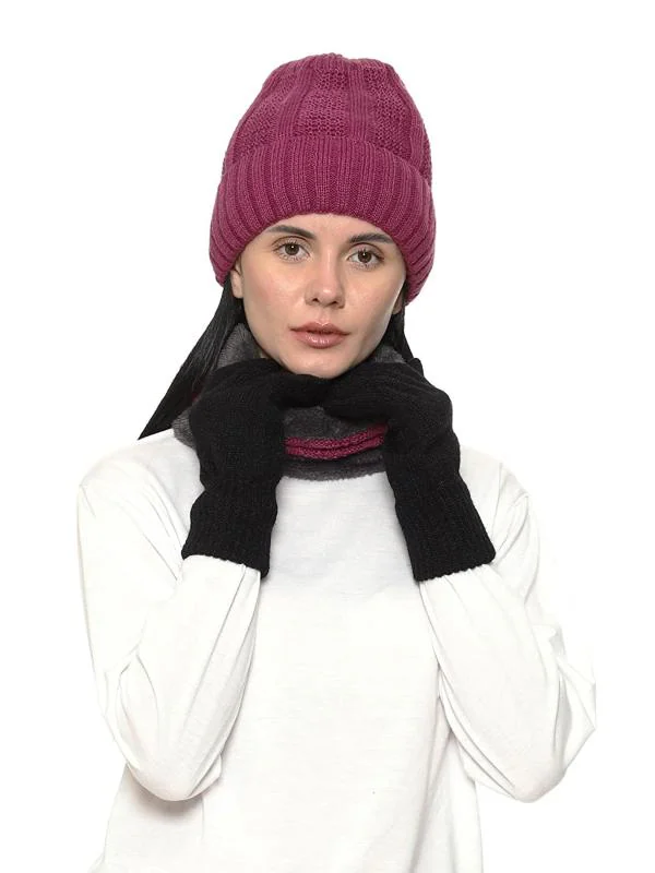 Gajraj Unisex Pink Woolen Skull Cap JioMart