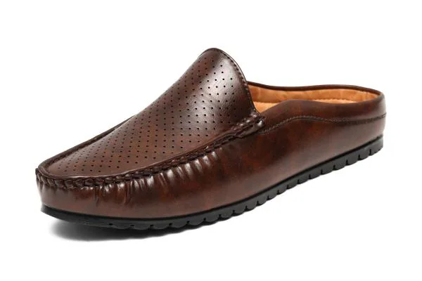 kolhapuri chappal brown