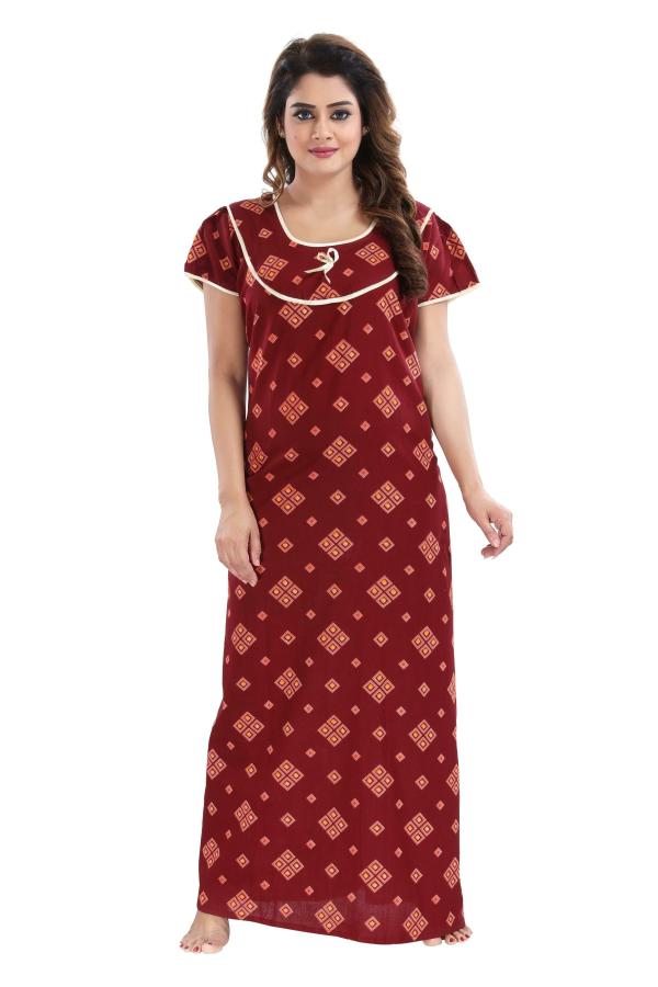 Cinco Women Cotton Nightdress Nighty JioMart