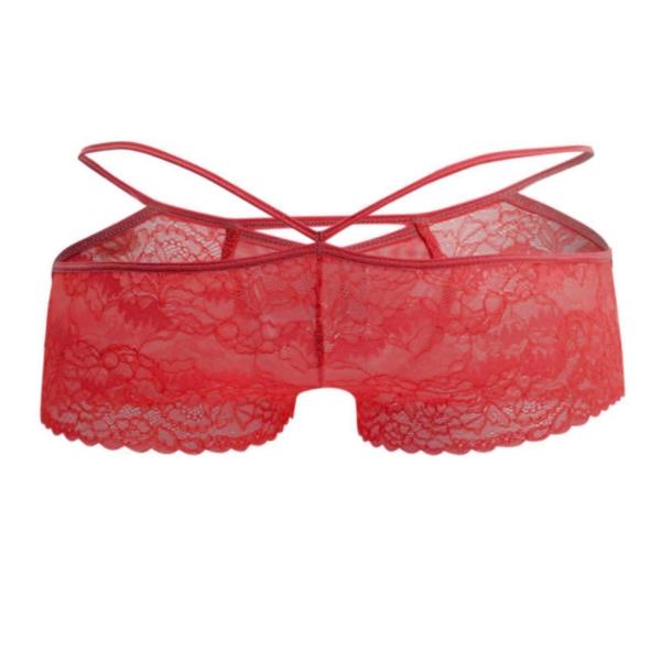 LEADWORT Red Polyester and Spandex Thong Bikinis Underwear XL JioMart