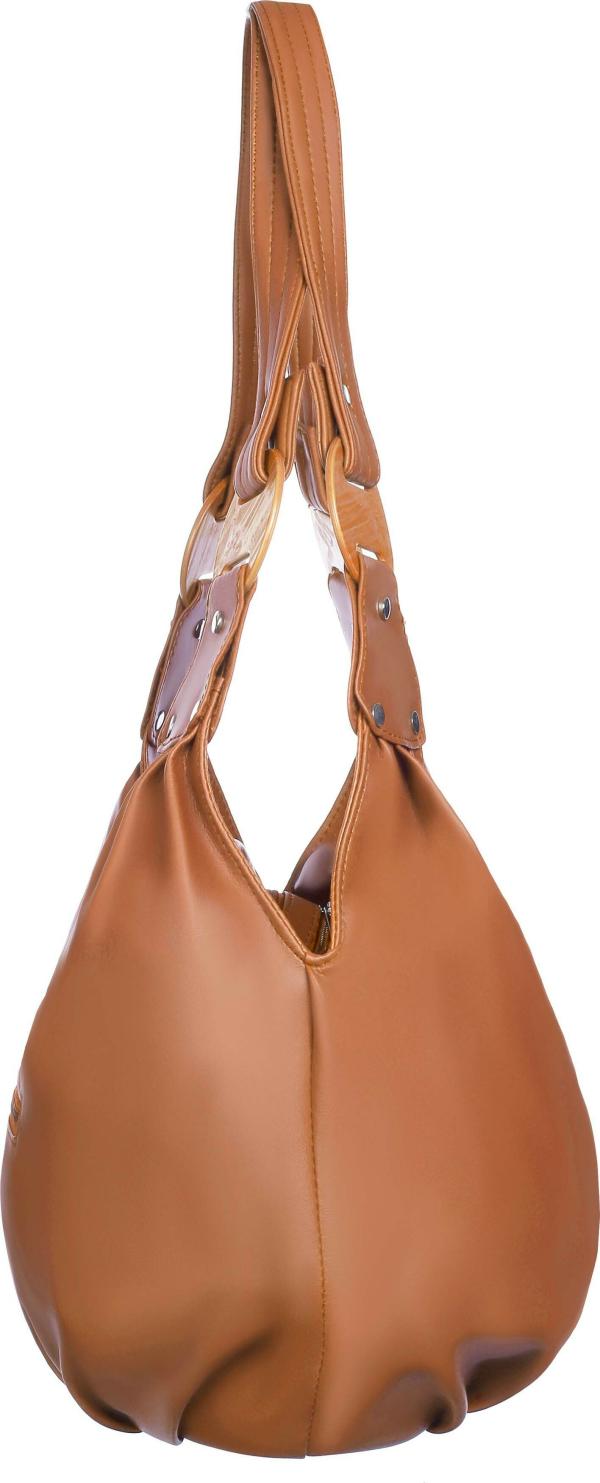 Perfect Leather Tan Shoulder Bag For Women JioMart