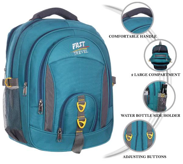 Fast Travel School Bag Class 510 Large 4 partition 45 L Laptop Collage Office Travel Backpack