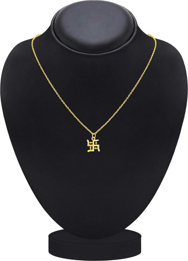 Mahi Gold Plated Alloy Swastik Pendant For Men & Women JioMart