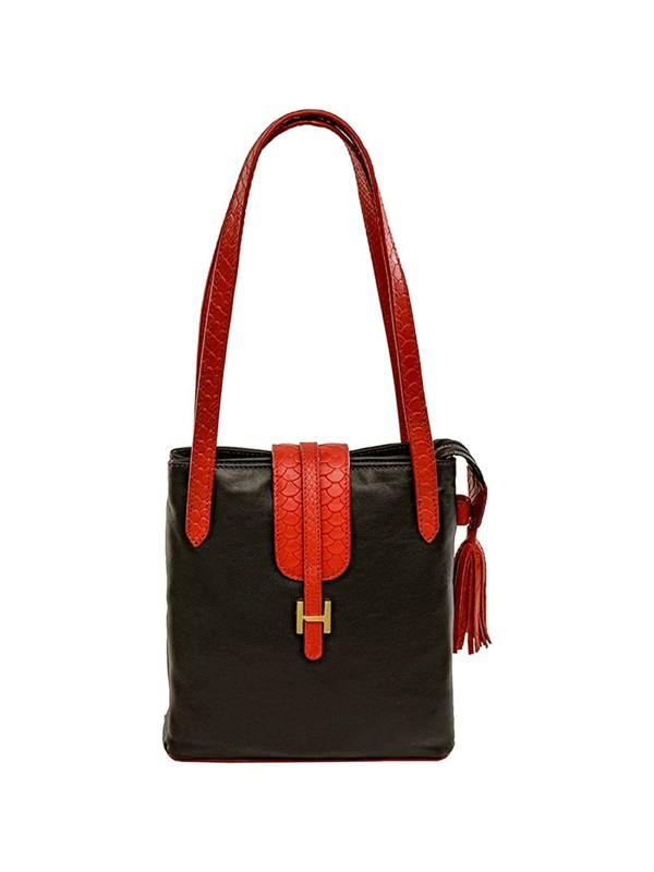 Hidesign Women Black Genuine Leather Shoulder Bag JioMart