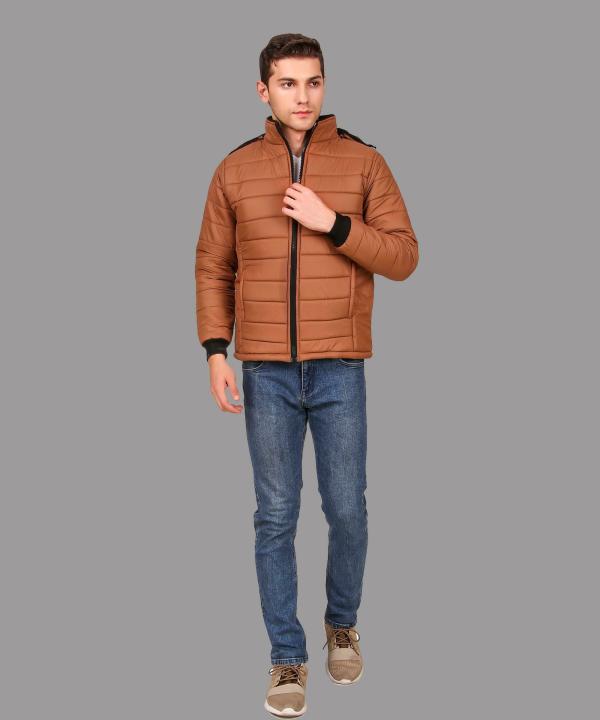 Christy World Men Brown Quilted Jacket JioMart