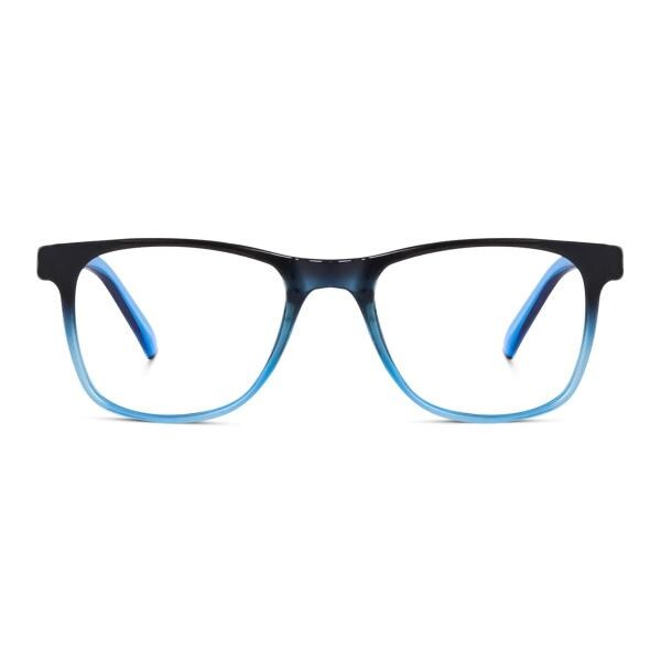 SunglassesMart Emiltus Rectangular Blue, Black Blue Light Blocking