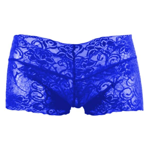 MERSODA Royal Blue Polyester and Spandex Thong Briefs Underwear XL