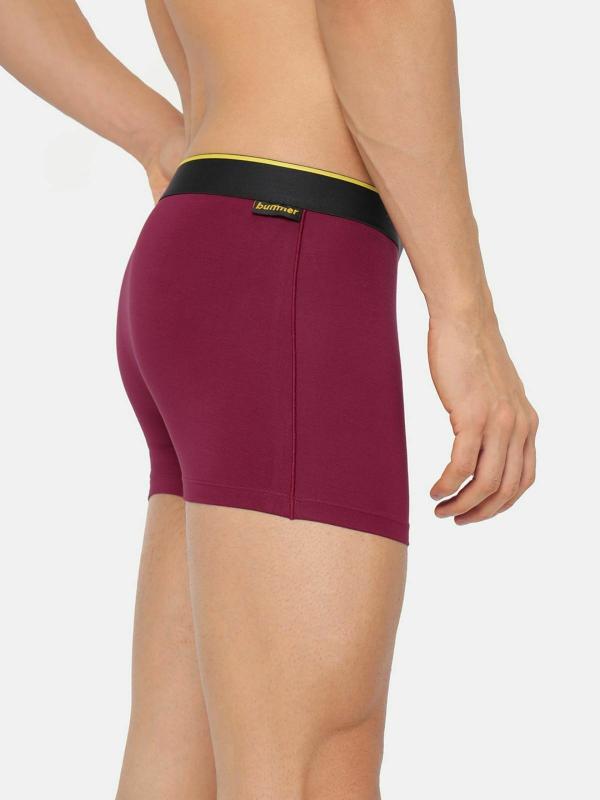 Bummer Gelada Red Solid Modal Trunks for Men JioMart
