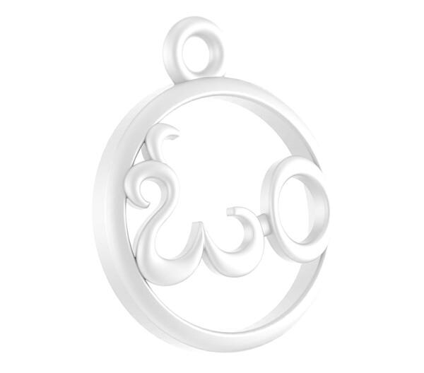Akshat Sapphire Pure Silver OM Pendant Suitable For Men and Women JioMart