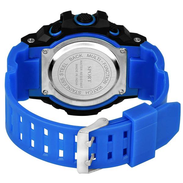 Swadesi Stuff Digital Blue Dial Multi Function Watch NEON (Boys