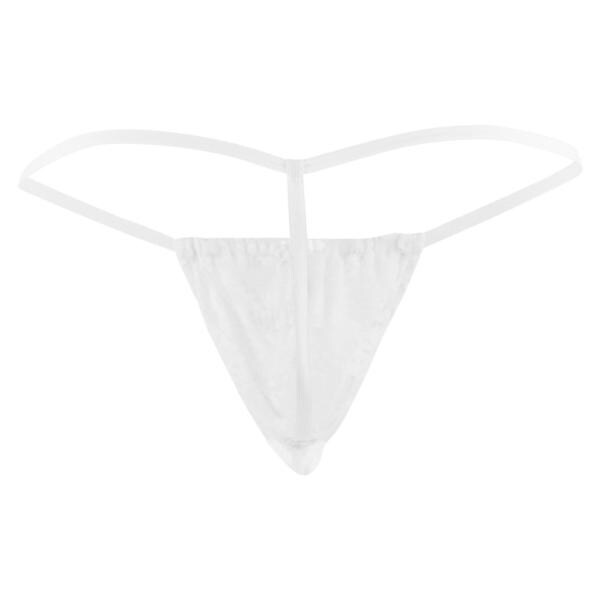 MERSODA White Polyester and Spandex Thong Bikini Underwear XL JioMart