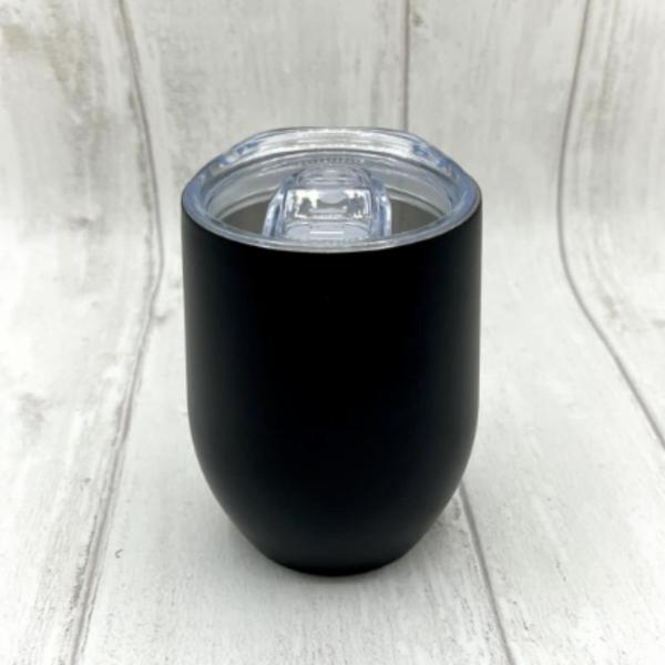 Giftana Black Stainless Steel Insulated Vacuum Double Wall Tumbler With Lid For Cold Hot Drinks